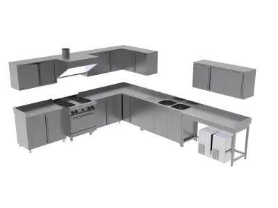 KITCHEN 74 3D model