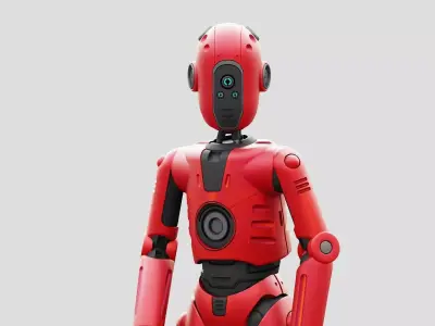 PROTOCOL DROID C-5 DS  RIGGED 3D model