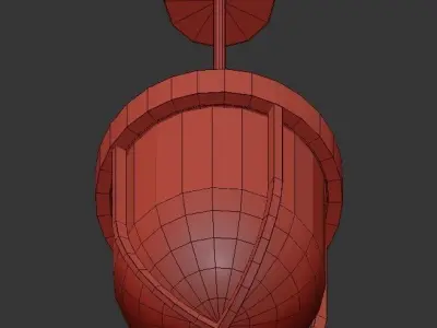 FACTORY pendant light with clear glass 3D model