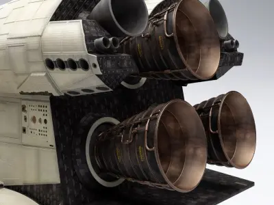  Space Shuttle High Poly 