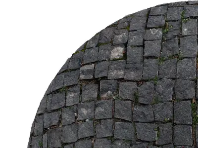 Seamless old paving material - 12k Texture