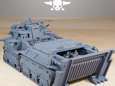 GrimGuard Transport Tank 3D print model