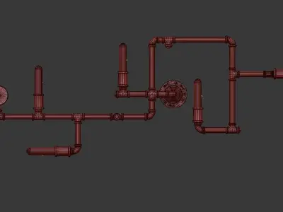 Wall Lamp LOFT HOUSE W-107 3D model