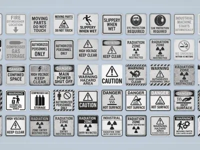 Industrial Decal Pack Vol 01 Texture