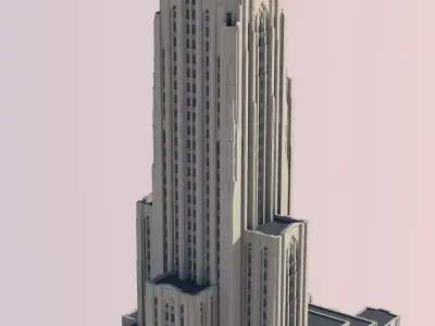 Cathedral of Learning 3D print model