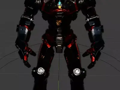 Mechsuit Low-poly 3D model