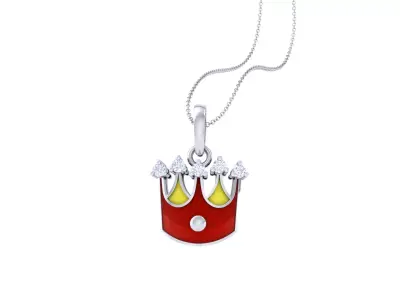 Kids Pendants 3dm STL OBJ FBX Renders Details 3D print model 2
