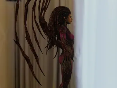 Kerrigan Low-poly 3D model