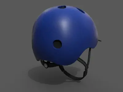 Helmet spot Generic camp bike coloring model military combat  Low-poly 3D model