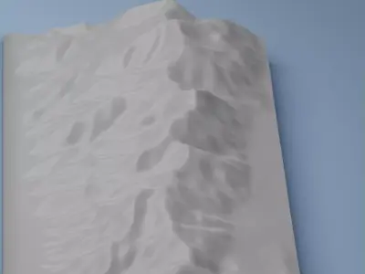 Avila Mountain Waraira Repano Caracas Venezuela 3D model