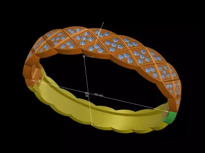 Chane Coco Crush bracelet  3D print model