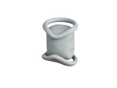 SciFi Shape Object Low Poly 124 Low-poly 3D model