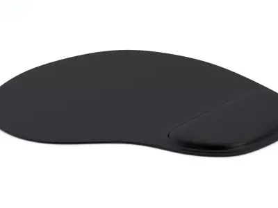 Mousepad With Wrist Support Collection 3D Model Pack