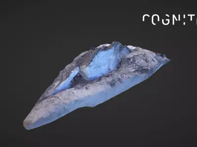 Iceland Glacier Drone 3D model