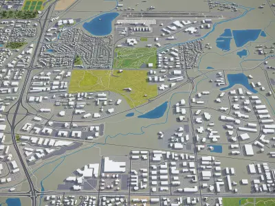 Boulder Low-poly 3D model