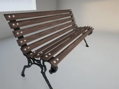 HORSE BANCH 3D model