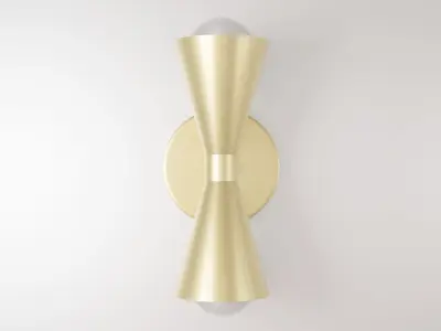 Geometric Fixture - Art Deco Sconce  - Modern Lighting 3D model