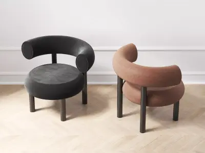 Fat Lounge Chair 3D model