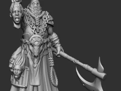 Heresylab Redeemers Gauler both Scifi and Fanatsy Version 3D print model