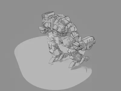 Doppelsoeldner Mecha MK 3 3D print model