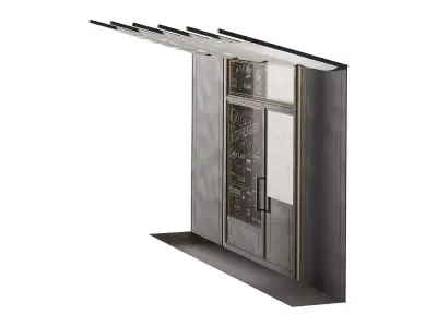 Cafe Facade Element 3D model