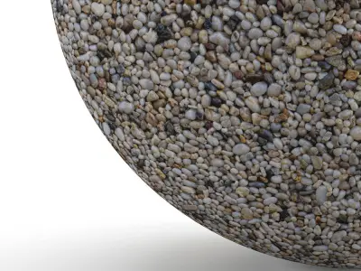 Seamless pebble material 7k Texture