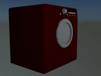 Dryer washing machine 3D model