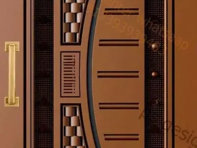 door  design for wood  3D model