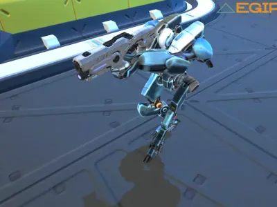 Aegiron Low-poly 3D model