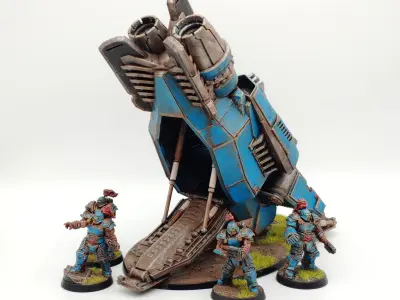 Tempest Legion and Black Knights - Icarus Dropship 3D print model