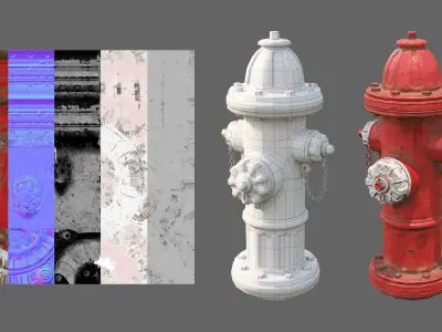  water hydrant 3D model