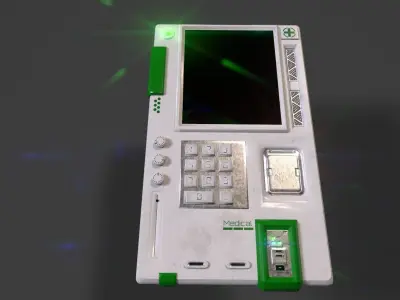 Sci Fi Datapad Low-poly 3D model