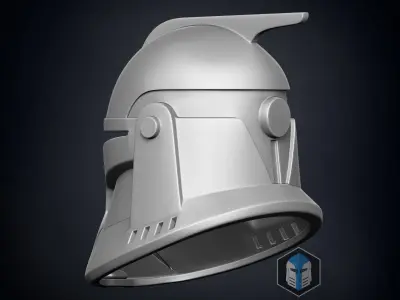 Phase 1 Animated Clone Trooper Helmet 3D print model