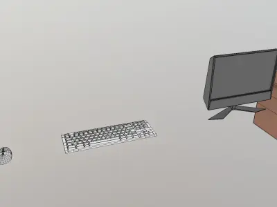 Low Poly Stylized Laboratory Assets Low-poly 3D model