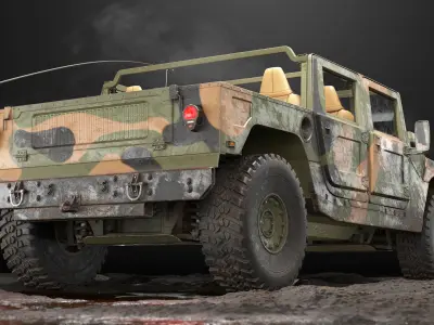  Hummer H1 HMMWV humvee PBR 