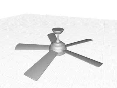 Aasiyah Ceiling Fan 3D model