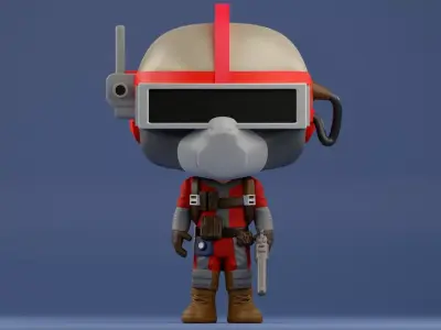 Arc Raider Funko Pop 3mf and stls  3D print model