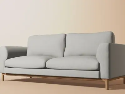 Guide 82inch minimalistic Sofa BlueDot 3D model