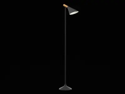 Stand Office Lamp Low-poly 3D model