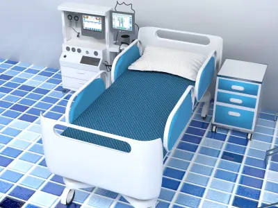 Dialysis Center 4K 3D model