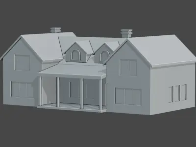 Standard Big House 02 Free 3D print model