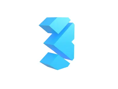 Sci-Fi Number 3 v1 008 Low-poly 3D model