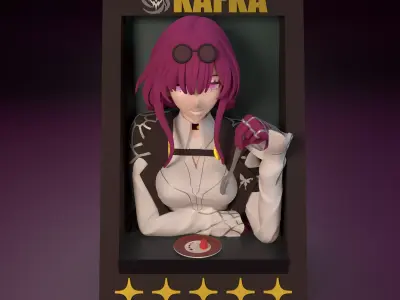 Kafka Light Cone from Honkai Star Rail  3D print model