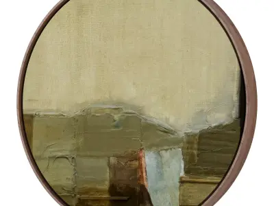 Abstract Painting Frame set 3D model 681