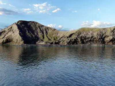 Pacific Island Multipurpose Terrain Model 3D model