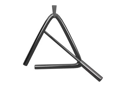 Musical Triangle v1 003 Low-poly 3D model