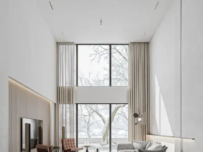  villa interior scenes 3D model purchase