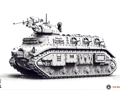 Feudal Guard Transport Tank 3D print model
