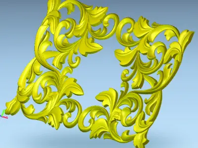 3d RELIEF Models for CNC Router KODI DESIGN 3D model