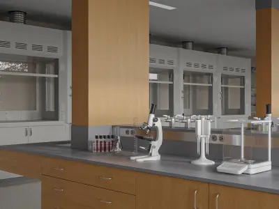 Laboratory University 3D model